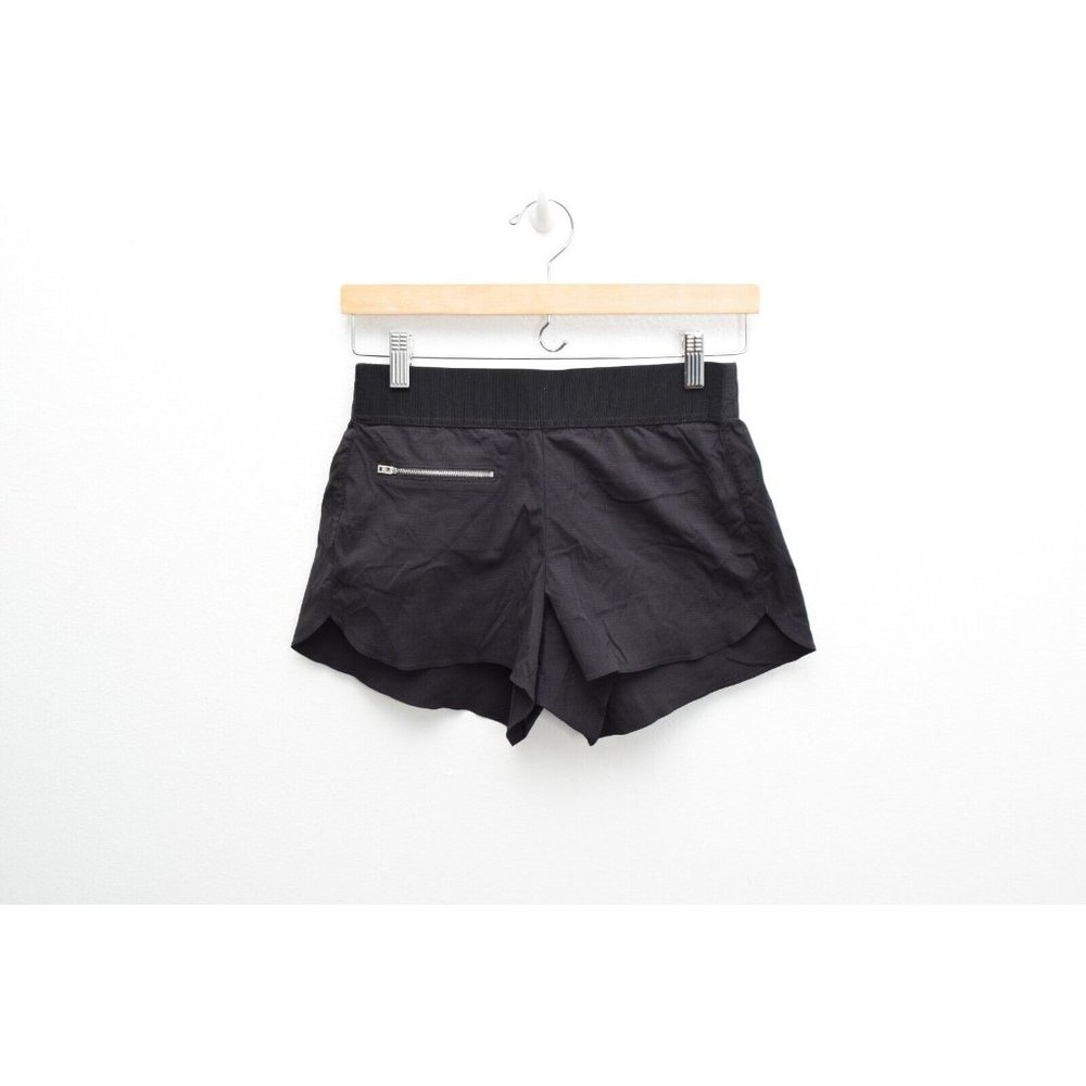 Athleta Womens Shorts Size 2 Trekkie 2.0 Zip Pockets Black